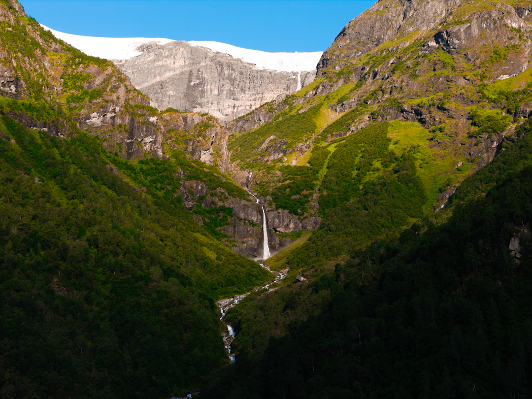 Norwegian waterfall